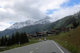 Route Andermatt via Oberalp Pass